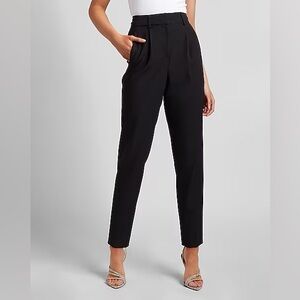 Kelly green high rise ankle dress pants